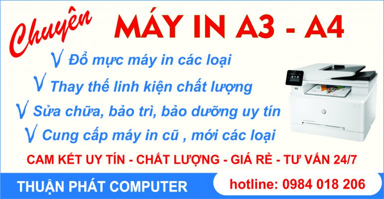 Dịch vụ sửa máy in tại nhà