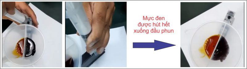 Xử lý đầu phun kiệt mực