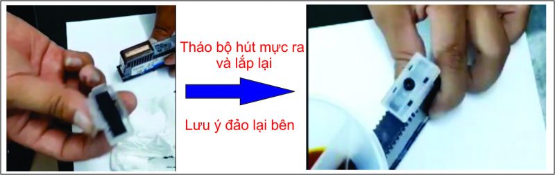 Bộ bù mực đầu phun HP